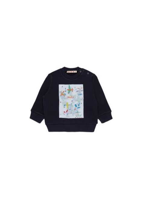Felpa con logo MARNI KIDS | M01890 M00SH0M862